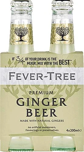 FEVER TREE LIGHT GINGER BEER 4PK