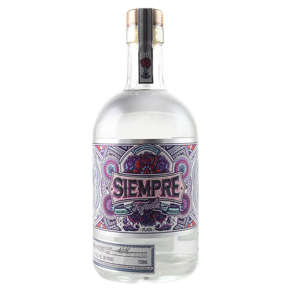 Siempre Plata Tequila 750mL