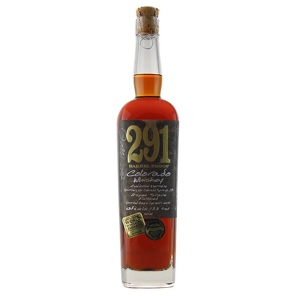 291 Barrel Proof Colorado Whiskey 750mL