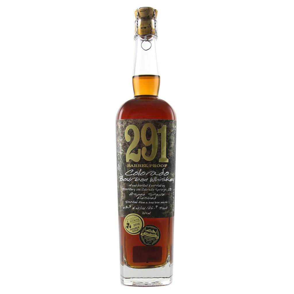 291 Barrel Proof Colorado Bourbon Whiskey 750mL