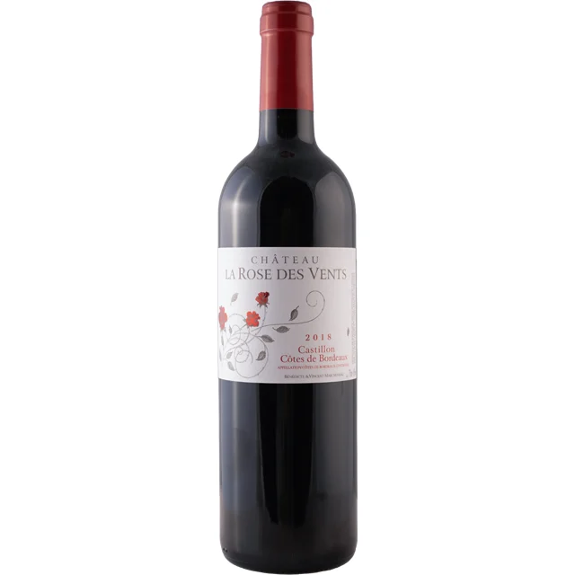 2018 Chateau La Rose des Vents, Cotes de Bordeaux Castillon 750mL