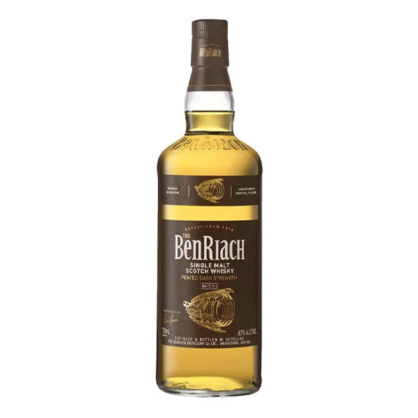 Benriach Peated Cask Strength Batch 2 Single Malt Scotch Whisky (121.8 proof) 750mL