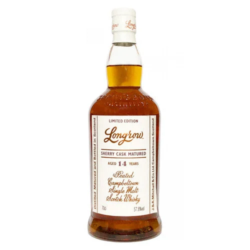 Longrow 14 year Sherry Cask Single Malt Scotch Whisky (115.6 proof) 750mL