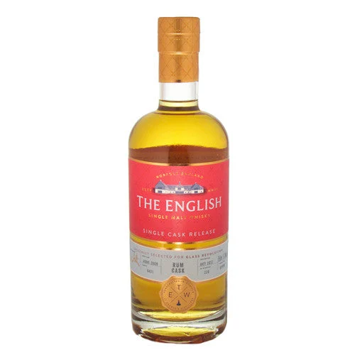 English Whiskey Peated Rum Cask Single Malt (57.8%ABV) 750mL