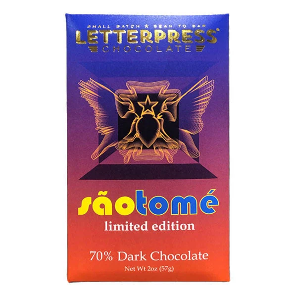 Letterpress Sao Tome 70% Limited Edition