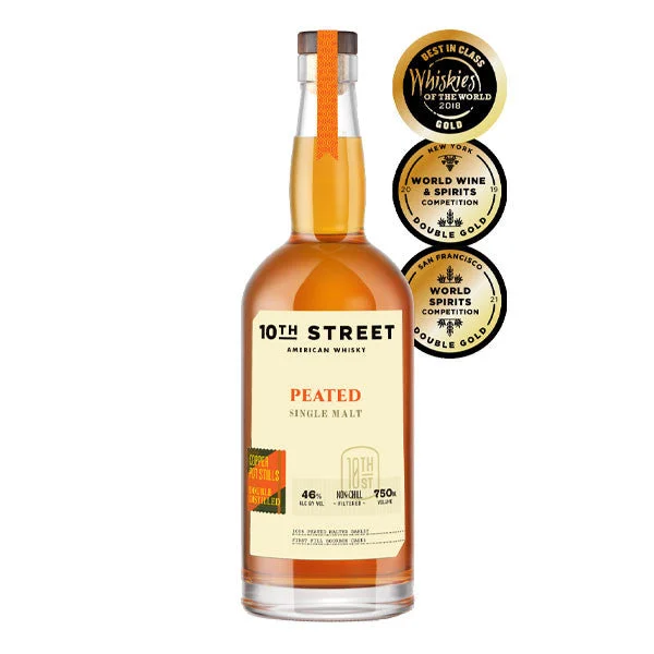 10th Street Peated Single Malt Whisky 750mL