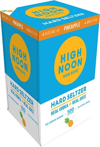 HIGH NOON PINEAPPLE 4PK