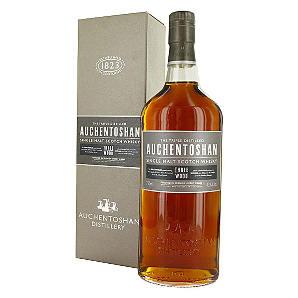 Auchentoshan Three Wood Single Malt Scotch Whisky 750mL