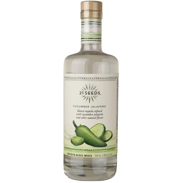 21 Seeds Cucumber Jalapeno Tequila / 750mL