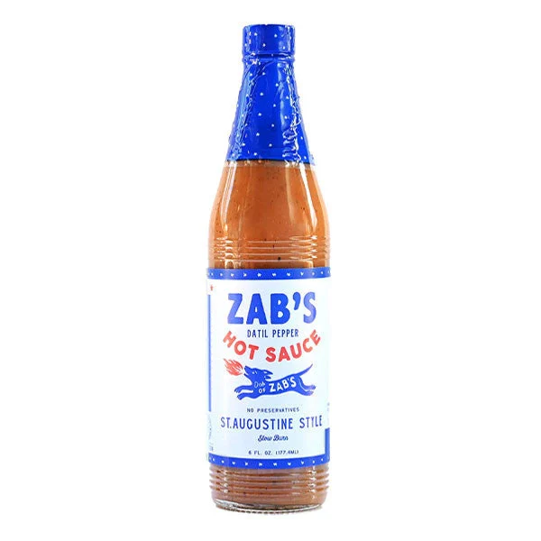 Zab's St Augustine Style Hot Sauce 10oz