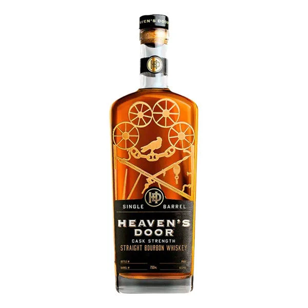 Heavens Door Cask Strength Single Barrel Bourbon Whiskey (112.4 proof)750mL