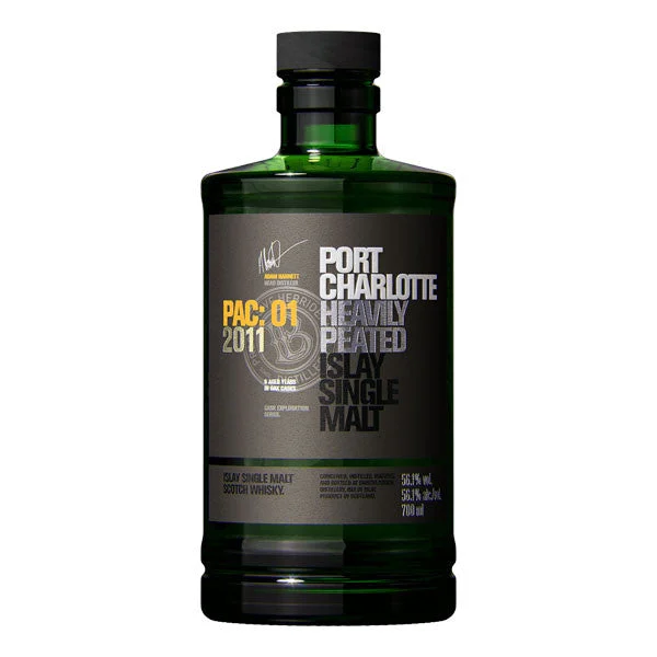 2011 Port Charlotte PAC 01 Single Malt Scotch Whisky (56.1%ABV) 750mL