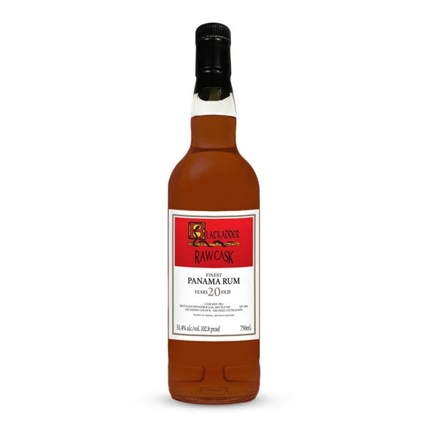 Blackadder Raw Cask 20 Year Panama Rum 750mL (51.4%)