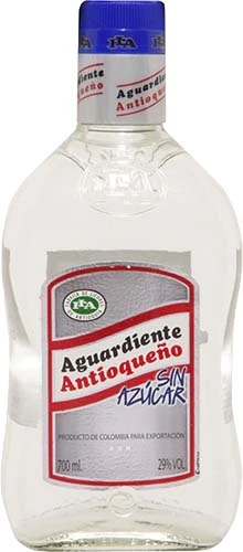 AGUARDIENTE ANTIOQUENO SIN AZUCAR