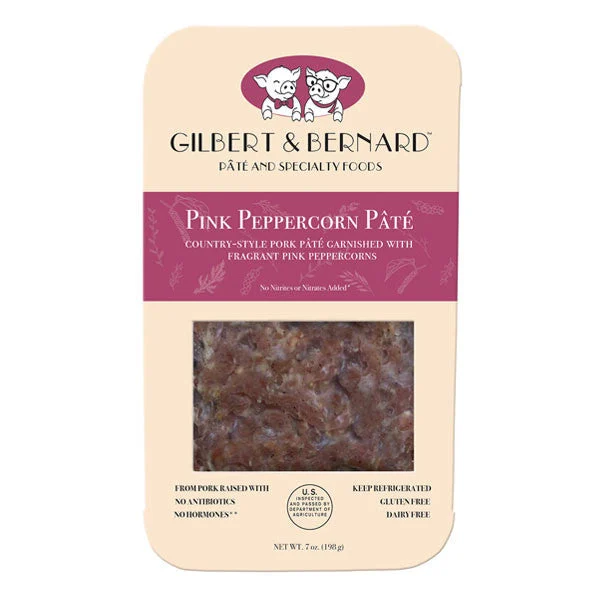 Gilbert & Bernard Pink Peppercorn Pate 7oz