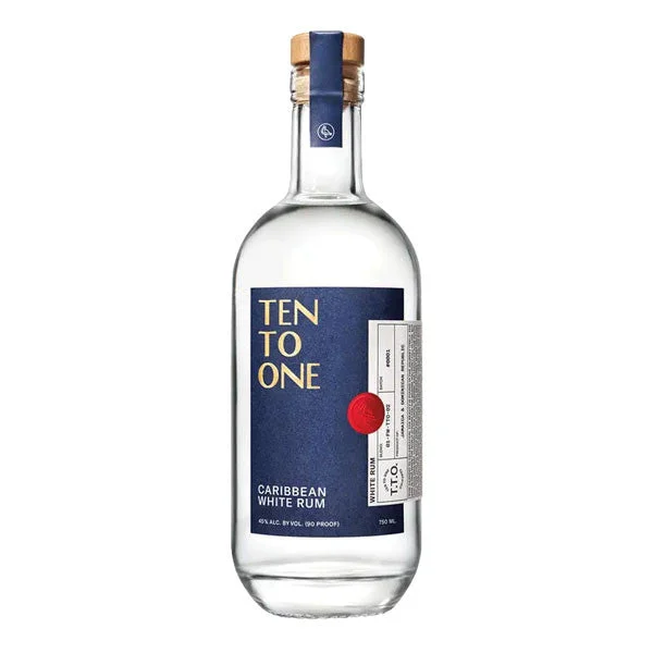 Ten to One White Carribean Rum 750ml