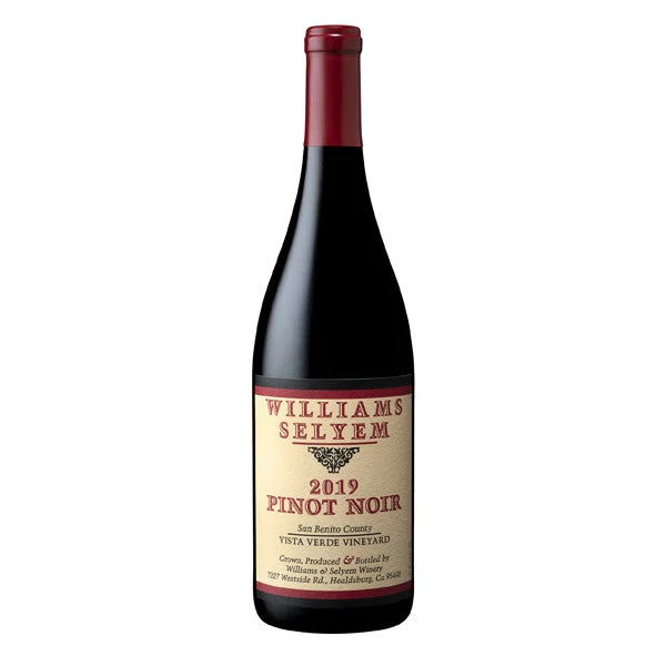 2019 Williams Selyem Pinot Noir Vista Verde Vineyard 750mL