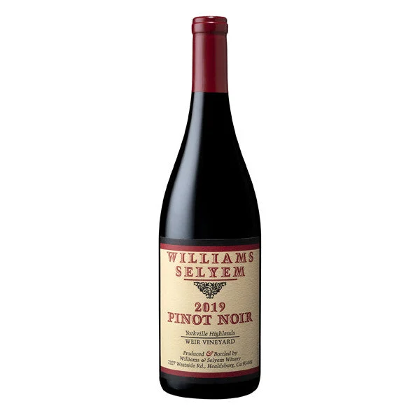 2019 Williams Selyem Pinot Noir Weir Vineyard 750mL
