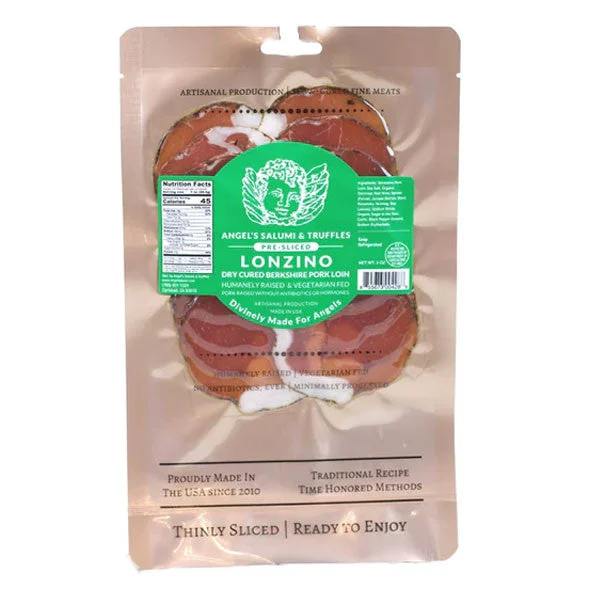 Angel's Salumi Lonzino 3oz Presliced