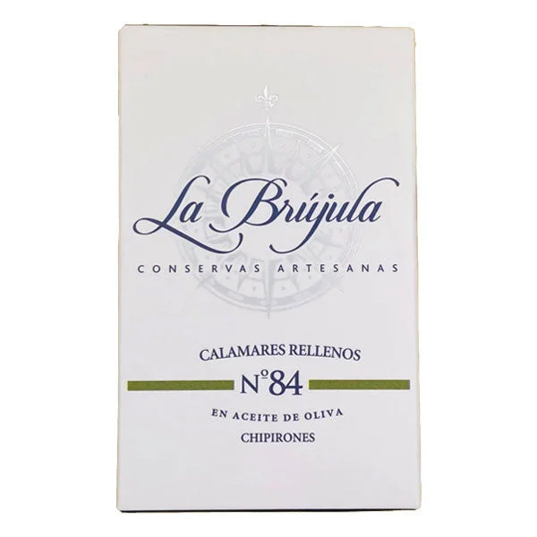 La Brujula Squids in EVOO 4 oz