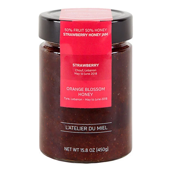 L'Atelier du Miel Strawberry Honey Jam 450g Lebanon