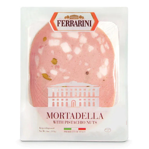 Ferrarini Mortadella w/Pistachio Sliced 4oz