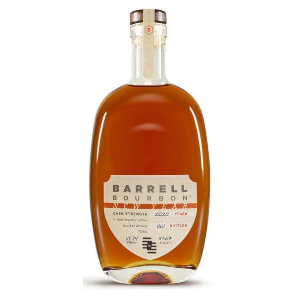 2022 Barrell New Year Cask Strength Bourbon Whiskey (115.34 proof) 750mL