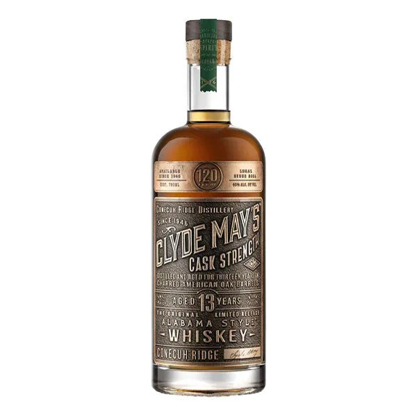 Clyde Mays 13 year Cask Strength Alabama Whiskey (112 proof) 750mL