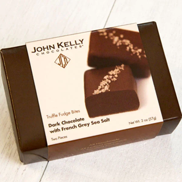 John Kelly 2pc Dark Salted Truffle Fudge Bites