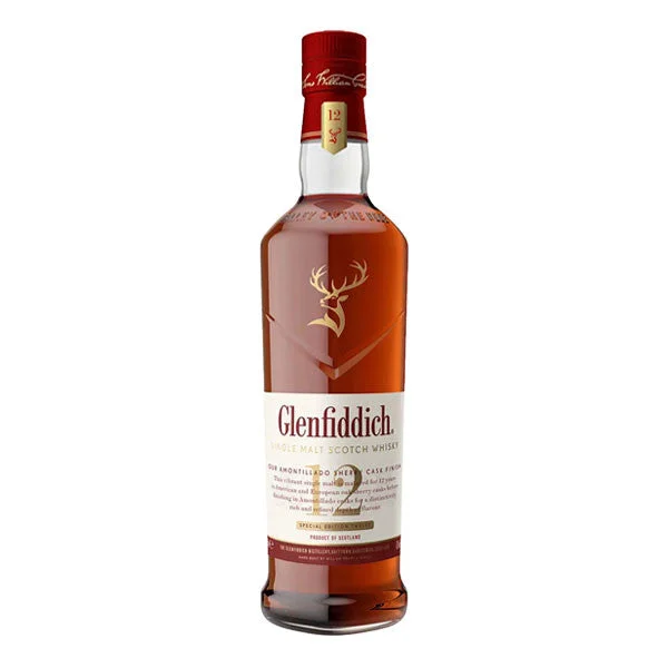 Glenfiddich 12 year Sherry Cask Single Malt Scotch Whisky 750mL