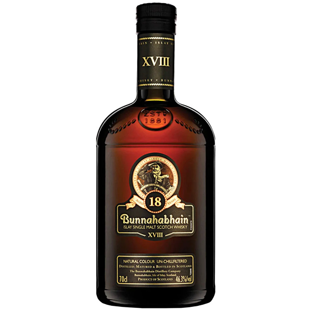 Bunnahabhain 18 year Single Malt Scotch Whisky 750mL