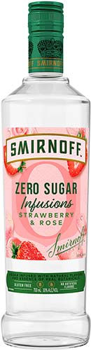 SMIRNOFF ZERO SUGAR STRAWBERRY & ROSE