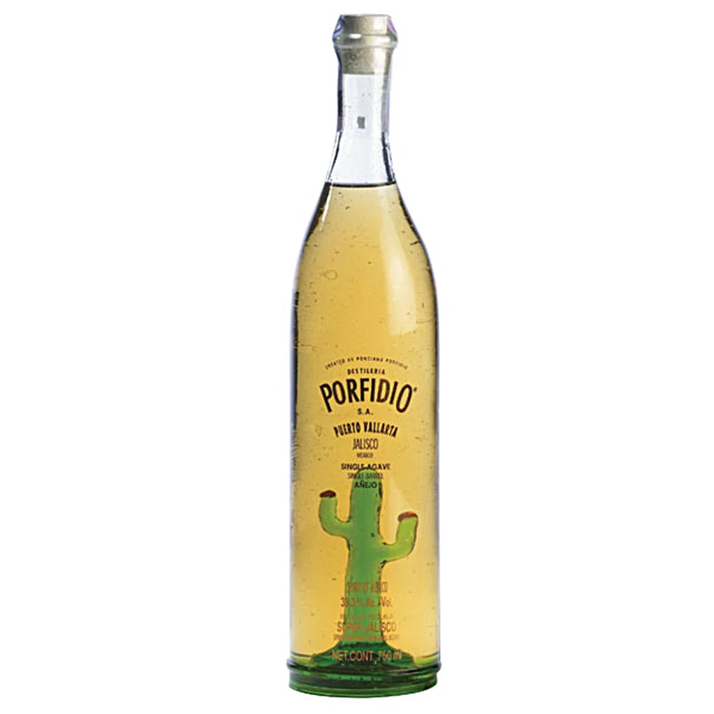 Porfidio Anejo Agave Spirit Cactus Bottle 750mL