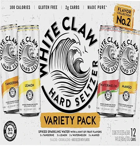 WHITE CLAW VARIETY #2 12PK