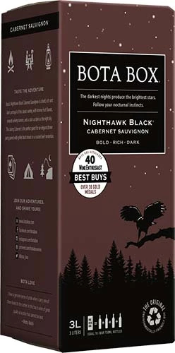BOTA BOX NIGHTHAWK BLACK BOLD CAB SAUV