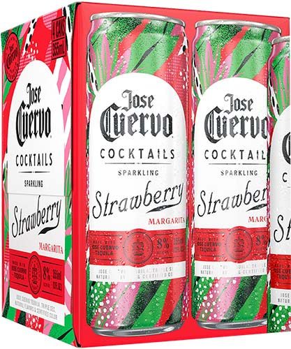 JOSE CUERVO RTD SPARKLING STRAWBERRY 4PK