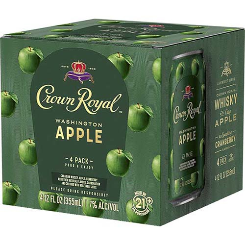 CROWN ROYAL RTD WASHINGTON APPLE 4PK