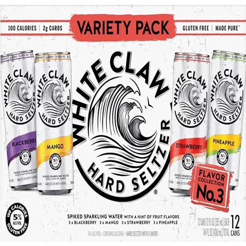 WHITE CLAW VARIETY #3 12PK