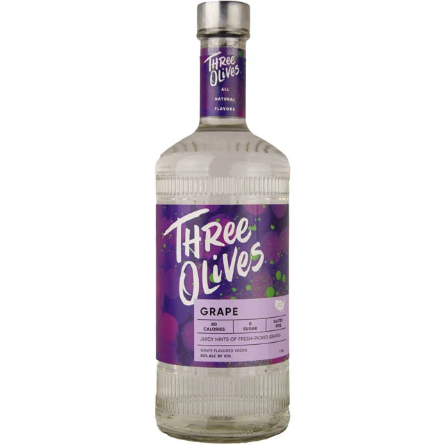 Three Olives Grape Flavored Vodka / 1.75 Ltr