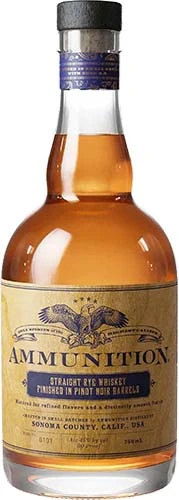 AMMUNITION STRENGTH RYE WHISKEY