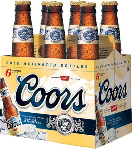 COORS BANQUET BOTTLES 6PK
