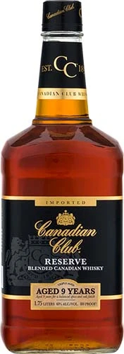 CANADIAN CLUB RESERVE 9 YRS