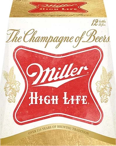 MILLER HIGH LIFE BOTTLE 12PK