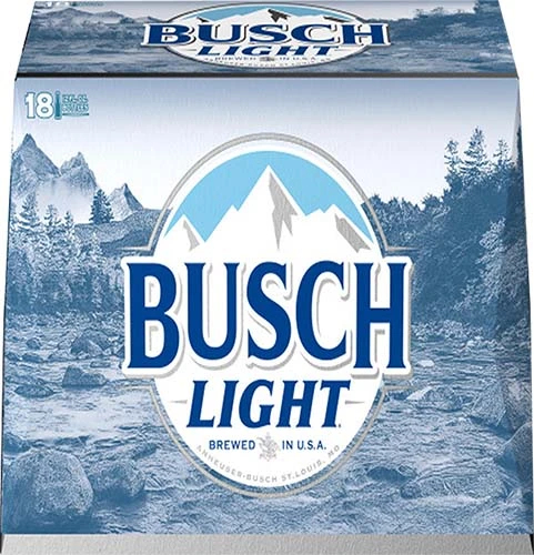 BUSCH LIGHT CANS 12OZ 18PK