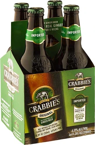CRABBIES GINGER BEER 4 PK