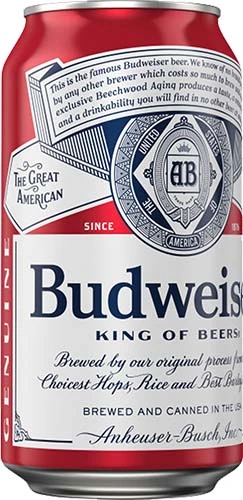 BUD ALUMINUM BOTTLES 16OZ 15PK