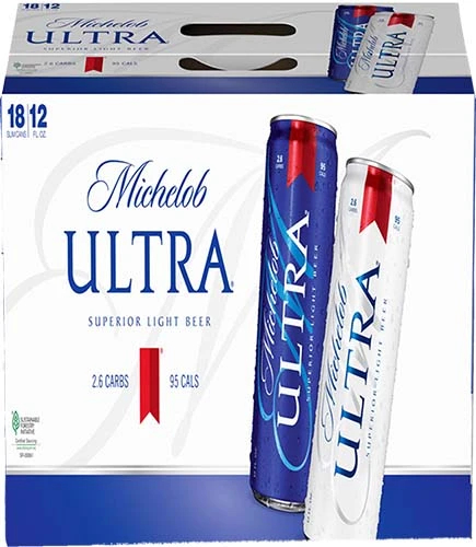 MICHELOB ULTRA CANS 18PK