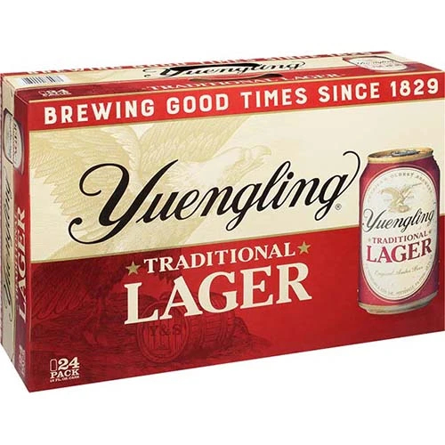 YUENGLING LAGER BOTTLES 24PK