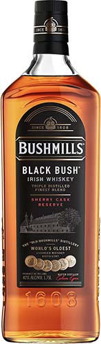 BUSHMILLS BLACK BUSH IRISH WHISKEY