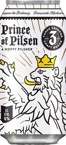 THREE TAVERNS PRINCE OF PILSEN CANS